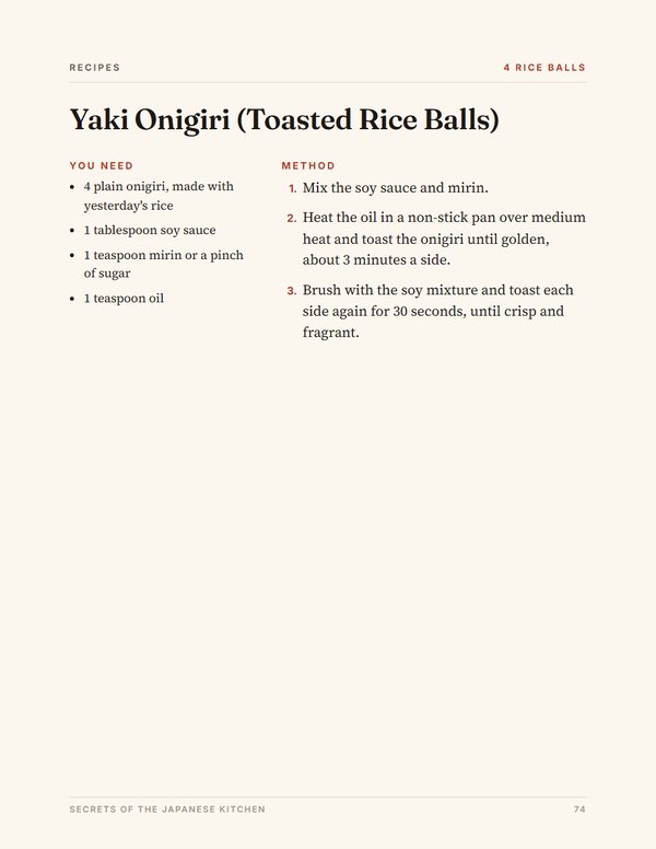 Interior page: One of the 20 recipes