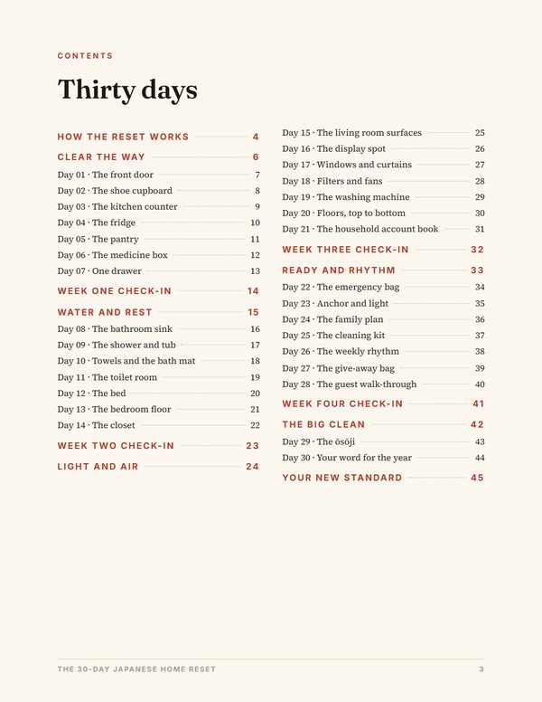 Interior page: Thirty days